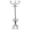 Home / Restaurant Metal Clothes Stand Hanger Grey Aluminium Finished