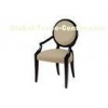 Solid Beech Wooden Throne upholstery RestaurantDiningChairs for Bar / Club