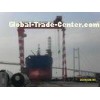 Electric Gantry Crane 200 ton Heavy Duty Gantry Crane , Shipyard Cranes For Ship Building