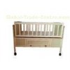 Auto Swing Wooden Baby Bed Cot with Remote Controller for Girls
