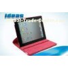 Rose Stand Cover Apple iPad Leather Cases for iPad 4 , 360 Rotating