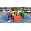 Colorful Outdoor Playground Climbing Wall in Kindergarten A-17201
