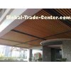 Interior False Wood Plastic Composite WPC Ceiling for Indoor Decoration