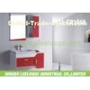 Wall Mounted Modern Bathroom Vanity Cabinets PVC With 5mm Thickness Sliver Bathroom Mirror
