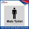 ABS BrailleTactile Signs , Aging Resistance Female / Male Toilet Sign