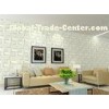 Customized Logo Decorative 3D Textured Wall Panels Colorful  Wallpaper 1.5 cm Thickness