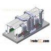 Ceiling Filter 4 Folded Door Car Body Side Draft Paint Booth, Auto Spray Room