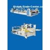 Quick Gluer Carton Box Making Machine Semi-Auto For Corrugated Paper