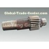 20CrMnMoH , 17CrNiMo6 Quenching Steel Straight Gear Shaft For Large Mining Truck