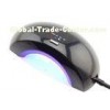 Black UV LED Nail Lamp With ABS Plastic And Stainless Steel Bottom Board