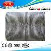 Stainless  , PVC Coated / galvanized, ungalvanized steel wire rope