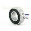 High speed Miniature 6200 Bearings 2RS , Pump Gcr15 Carbon Steel Ball Bearing
