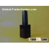 Empty 15ml square black glass gel-type Nail Polish Containers / Bottle with cap and brush