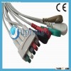 GE-Marquette 5 lead snap lead wire,AHA