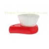 Portable Red Facial Cleansing Brush For Men With Plastic Handle