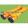 Universal joint cardan drive shaft for bar mills
