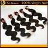 Indian Natural Black Body Wave Remy 100 Virgin Human Hair Extensions hot selling