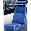 Universal Blue PVC Racing Seats With Deep Thing Bolsters / Bucket Car Seat
