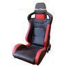 Comfortable PU Leather Sport Auto Racing Seats / Black And Red Racing Seats