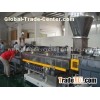 PET, PE flakes Parallel twin - screw Plastic Granulating Machine / pelleting Machines
