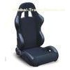 Black Sport Racing Seats With Comfortable Injection - Molded Foam And Woven Upholstery