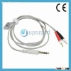 Holter 2-lead ecg lead wires,Din type,U922-1A