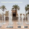 Decorative outdoor land dry beautiful fountain