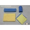 Microfiber weft knitted chess towel