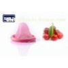 Male Dotted Thin Cherry Fruit Flavored Condoms Pink , GB7544-2009