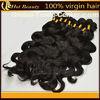 OEM Female Brown Body Wave Brazilian 100 Remy Human Hair Extensions