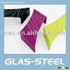 Living Room Furniture Colorful Bending Glass Coffee Table