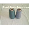 50s Virgin Colored Polyester Spun Yarn High Tenacity , No Joint