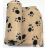 Lovely Pet Paw Prints Fleece Blanket