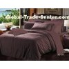 Brown Cotton Hotel Bedding Sets Elegant 985TC With Comfortable Fabric