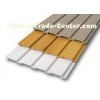 Wood Grain Durable PVC Garage Slatwall Panels For Tack Storage Organization