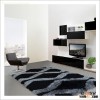 Modern wave pattern shaggy alfombra for home