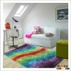 Very nice rainbow design home decorate floor rug