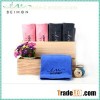HK Amazon top selling 100% cotton antibacterial circular beach towel with pillow