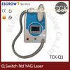 Skin tattoo removal Q-Switched Nd Yag Laser 1064nm with Three Heads