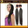 Indian 100 Virgin Human Hair Extensions Straight Natural Black