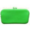 Eco-friendly Green pochi IV eyeglasses silicone mens wallets with coin pouch
