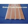 Plastic Taupe Slat Wall Panels / White Slatted Wall Panels For Shelves