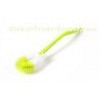Stiff Fiber Toilet Plastic Brush , Round Brush Head Household Cleaning Tool