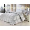Single Size Cotton Down Feather Quilt with Duck Down , Washed Breathable Comforter
