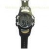 Electronic Waterproof Wrist Watch With 1/100 Second Chronograph