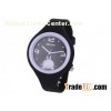 Black Silicone Jelly Watch Large Face Watch with Silicone Jelly Link Band for Boy and Man