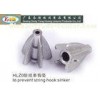 Die casting tower fishing hooks and sinkers to prevent string 20G