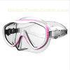 Adults Pink Free Dive Goggles / Sea Dive Mask With Corrective Lenses