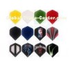 Colorful PET Custom Dart Flights Personalized With Printing Logo Standard Shape