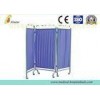 3 Folding Stainless Steel Hospital Privacy Screens PVC Ward Screen Medical Screen (ALS-WS10)